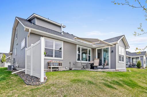 Home features a Sunesta retractable awning to enjoy shade on the sunniest of days.