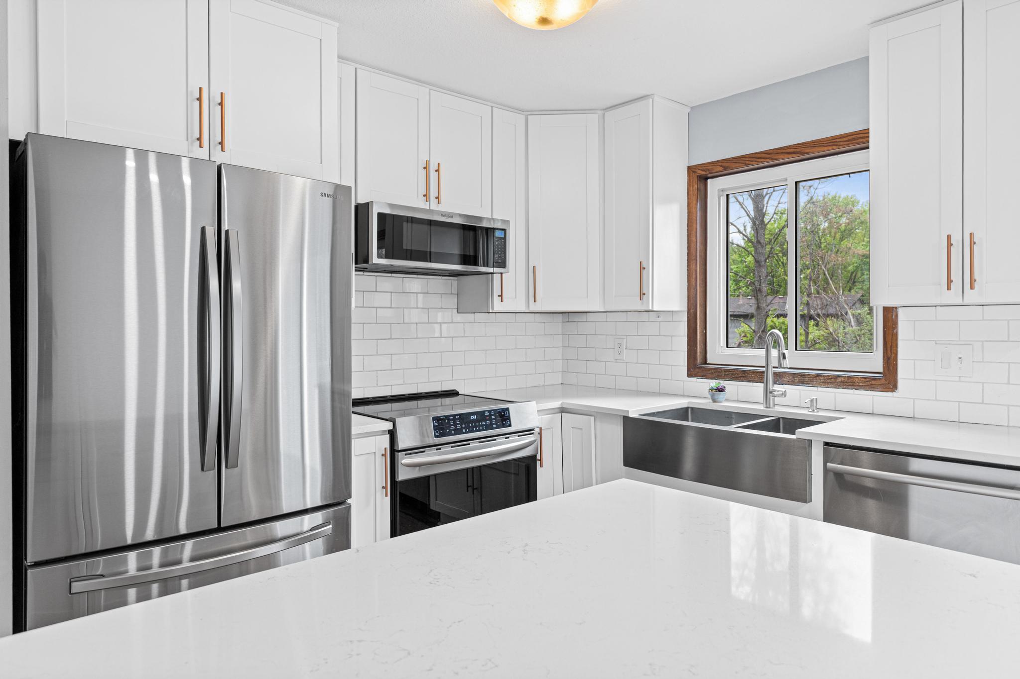 Remodeled kitchen