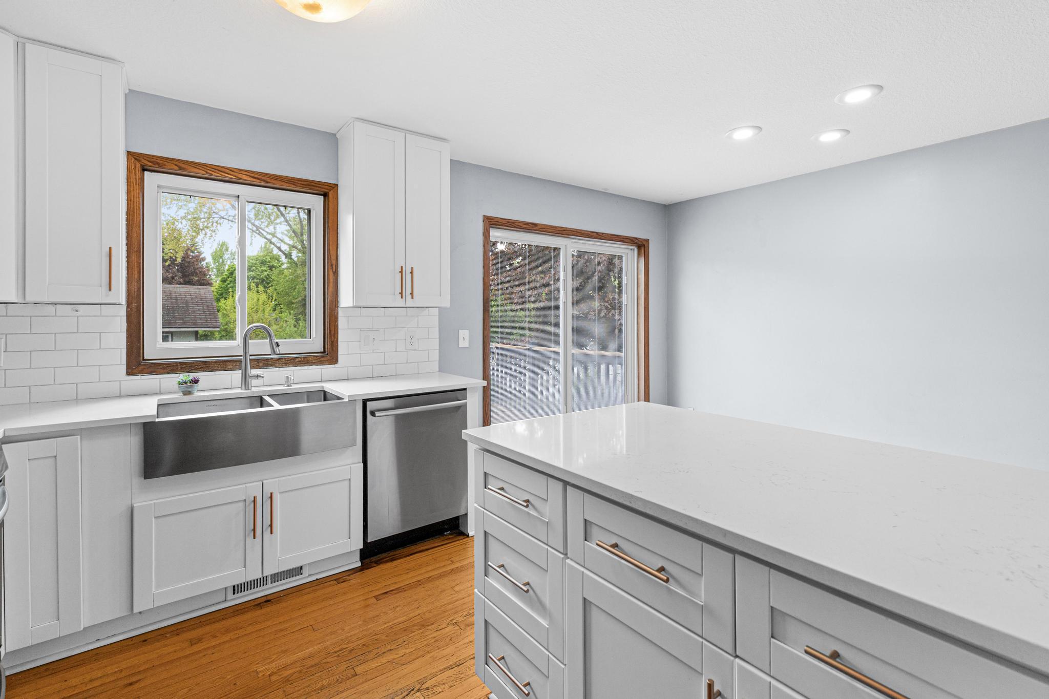 Remodeled kitchen