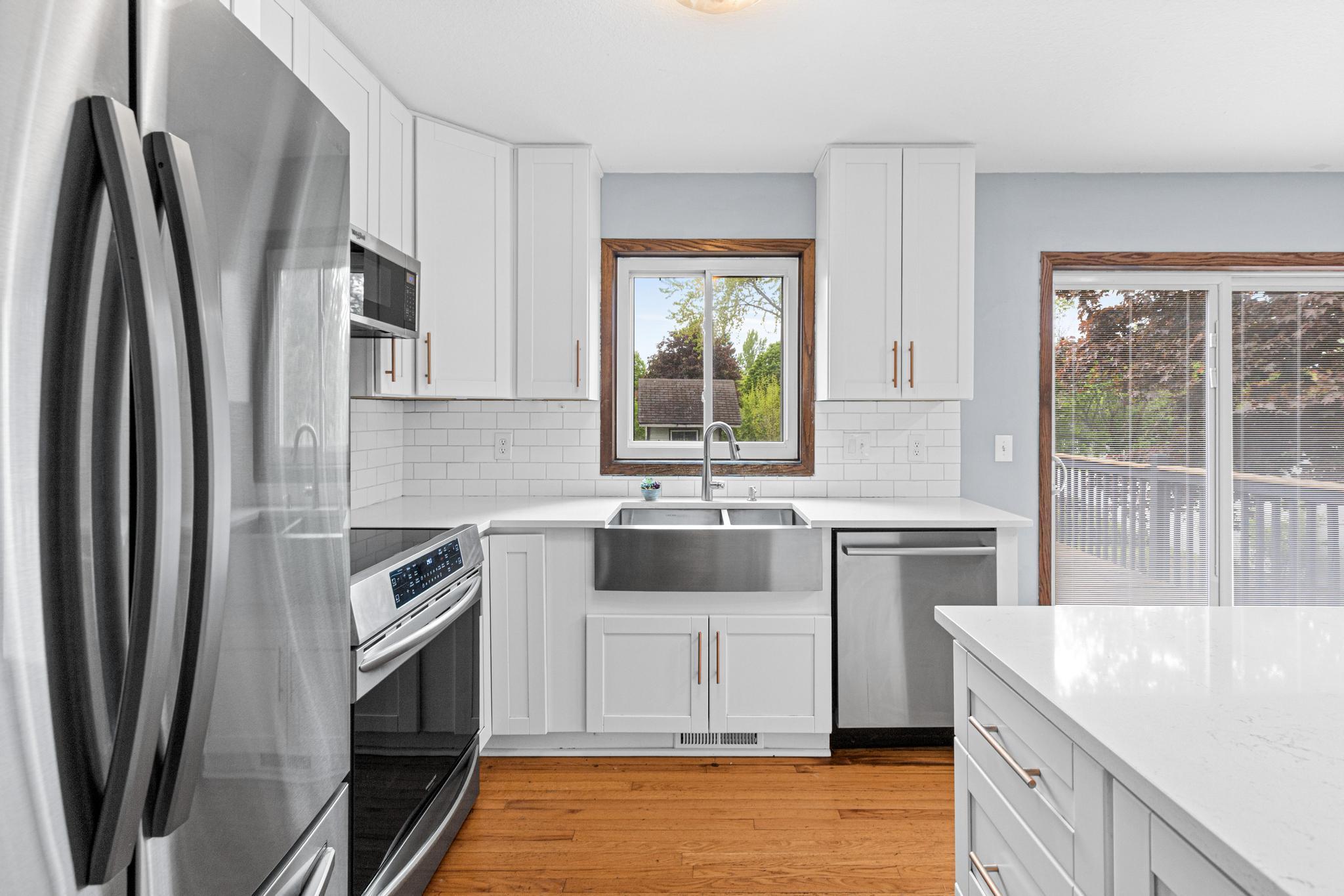 Remodeled kitchen