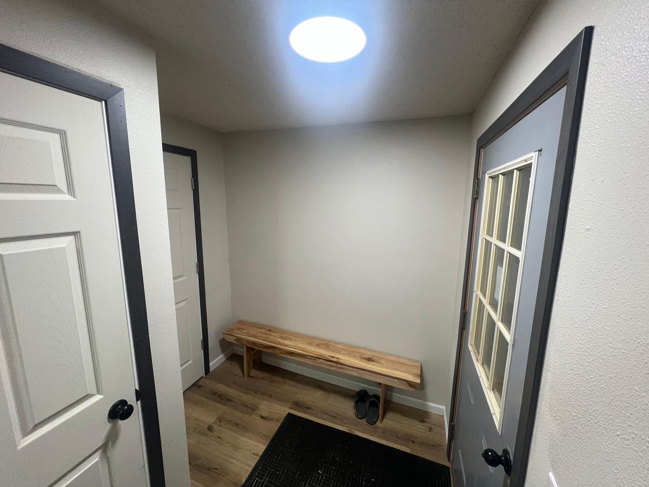 entry/mudroom off garage