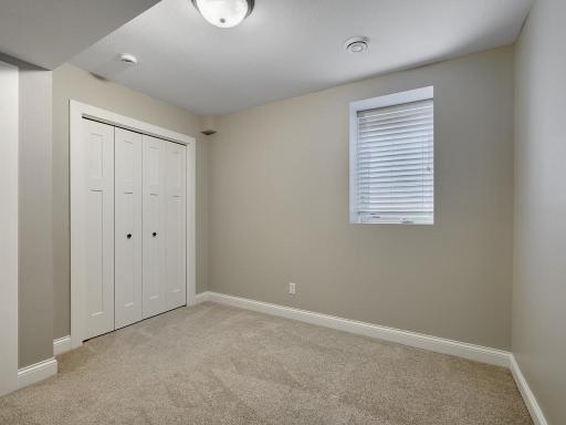Your third bedroom in the lower level has nice closet space as well.