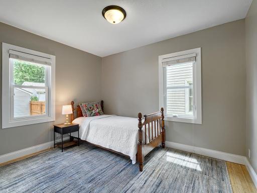 Your main level bedroom is a great flex space and is nestled right next to the main floor full bathroom.