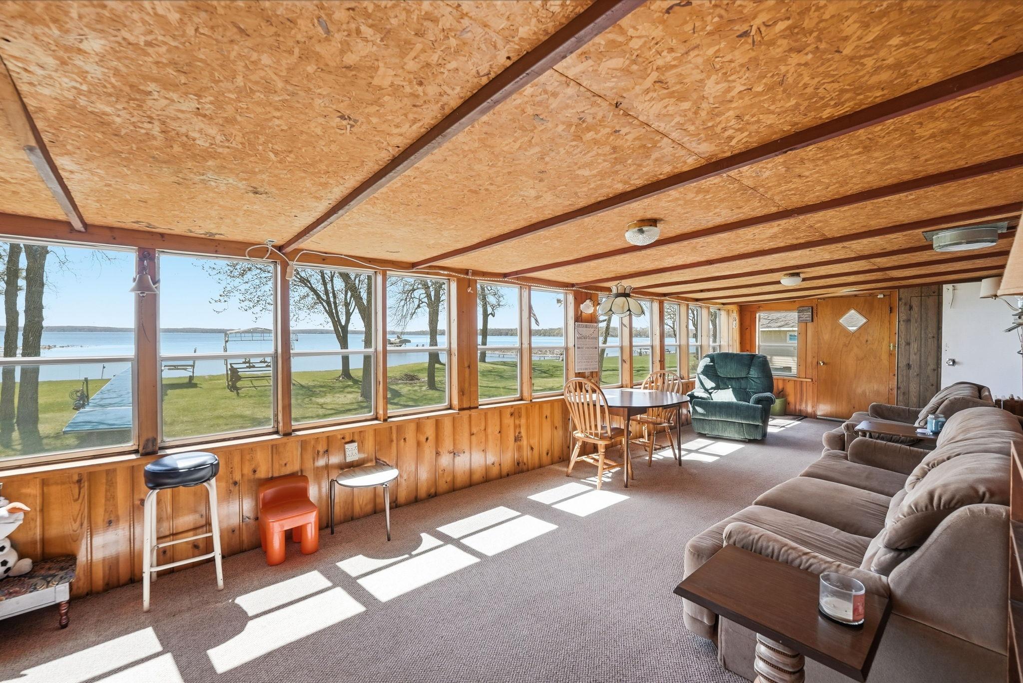 15439 Dittberners Creek Road NW Miltona MN Lakeside porch - perfect for morning coffee