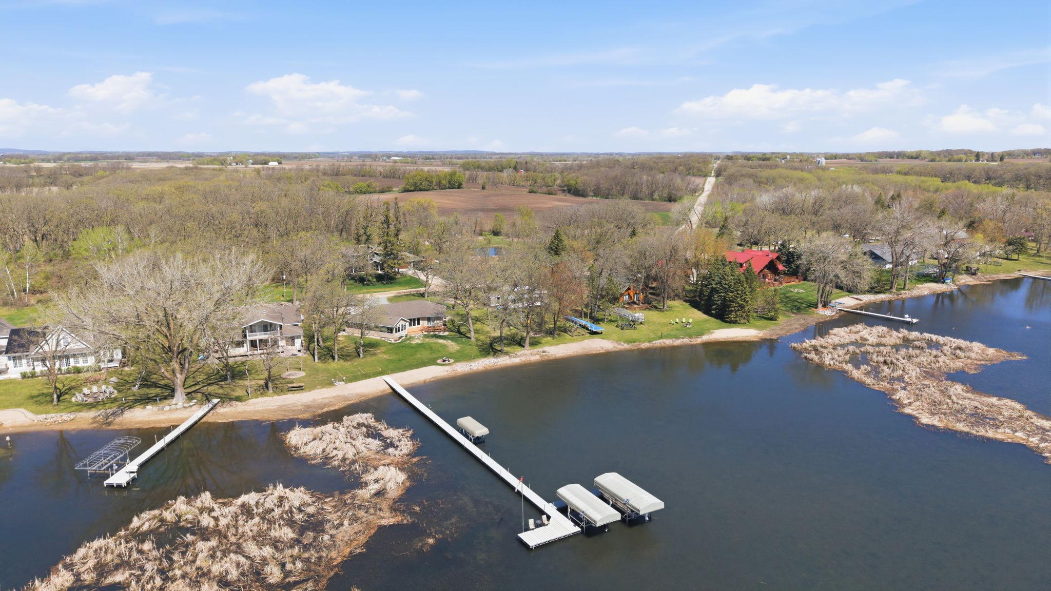 15439 Dittberners Creek Road NW Miltona MN Wide open views of lake Miltona, find yourselves at the lake cabin with the potential to be a beautiful setting for your new home!