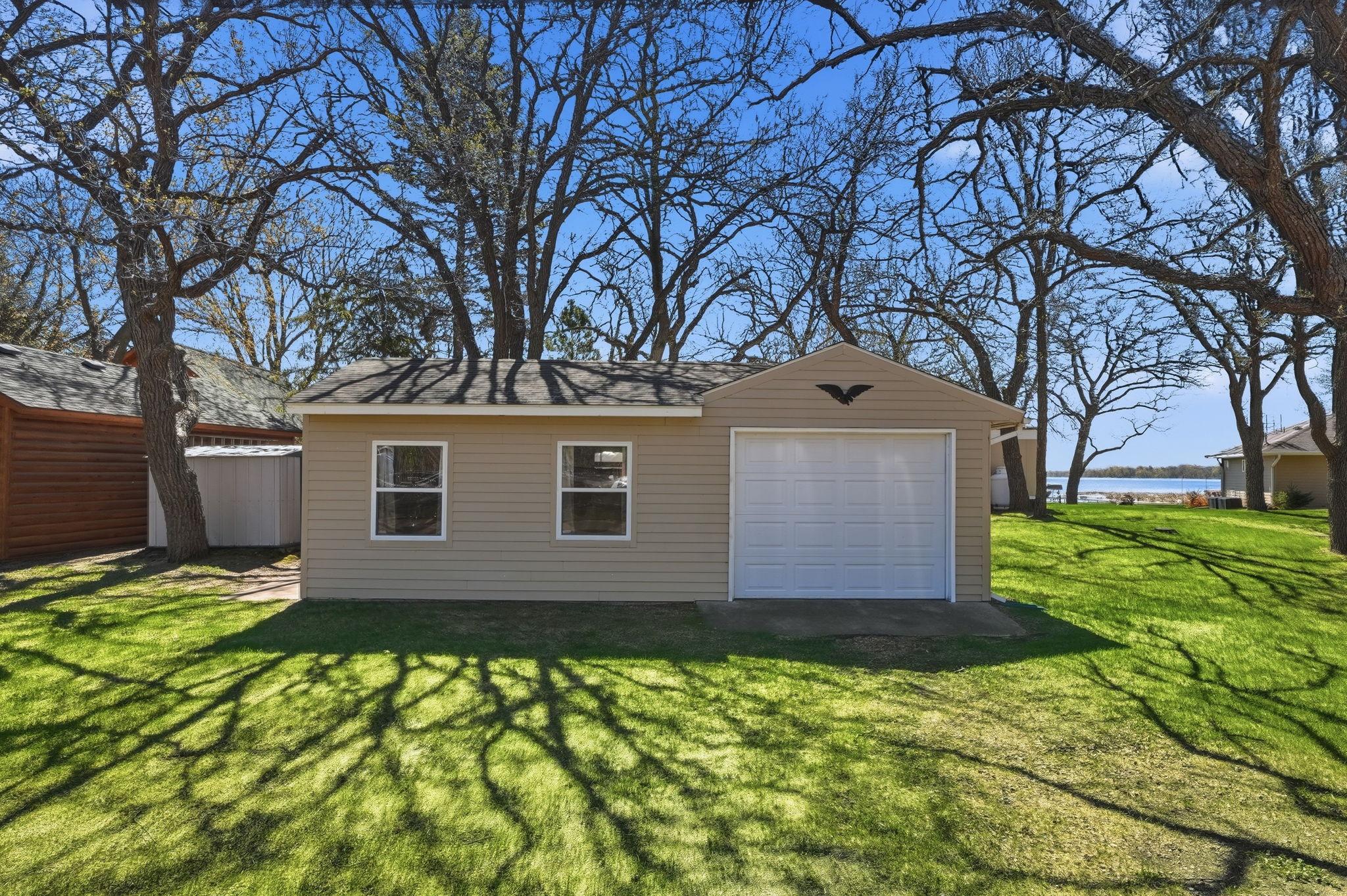 15439 Dittberners Creek Road NW Miltona MN Garage with attached bunk house plus the storage shed