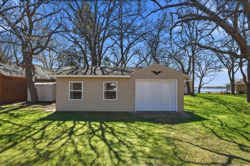 15439 Dittberners Creek Road NW Miltona MN Garage with attached bunk house plus the storage shed