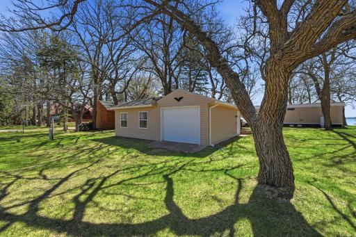 15439 Dittberners Creek Road NW Miltona MN Garage and bunk house with vinyl siding