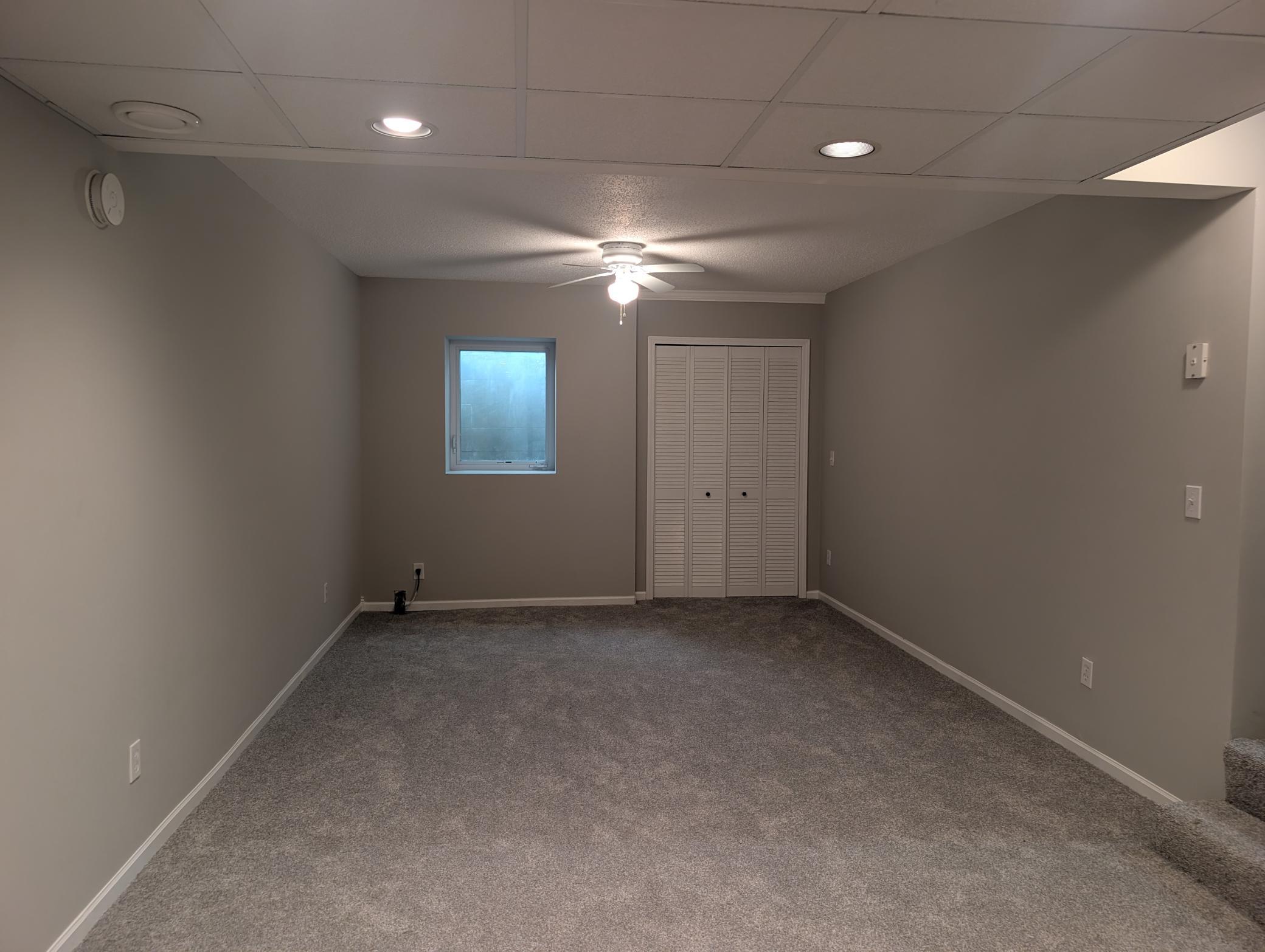 This has been used as a family room, or a 4th Bedroom, as it has an egress window