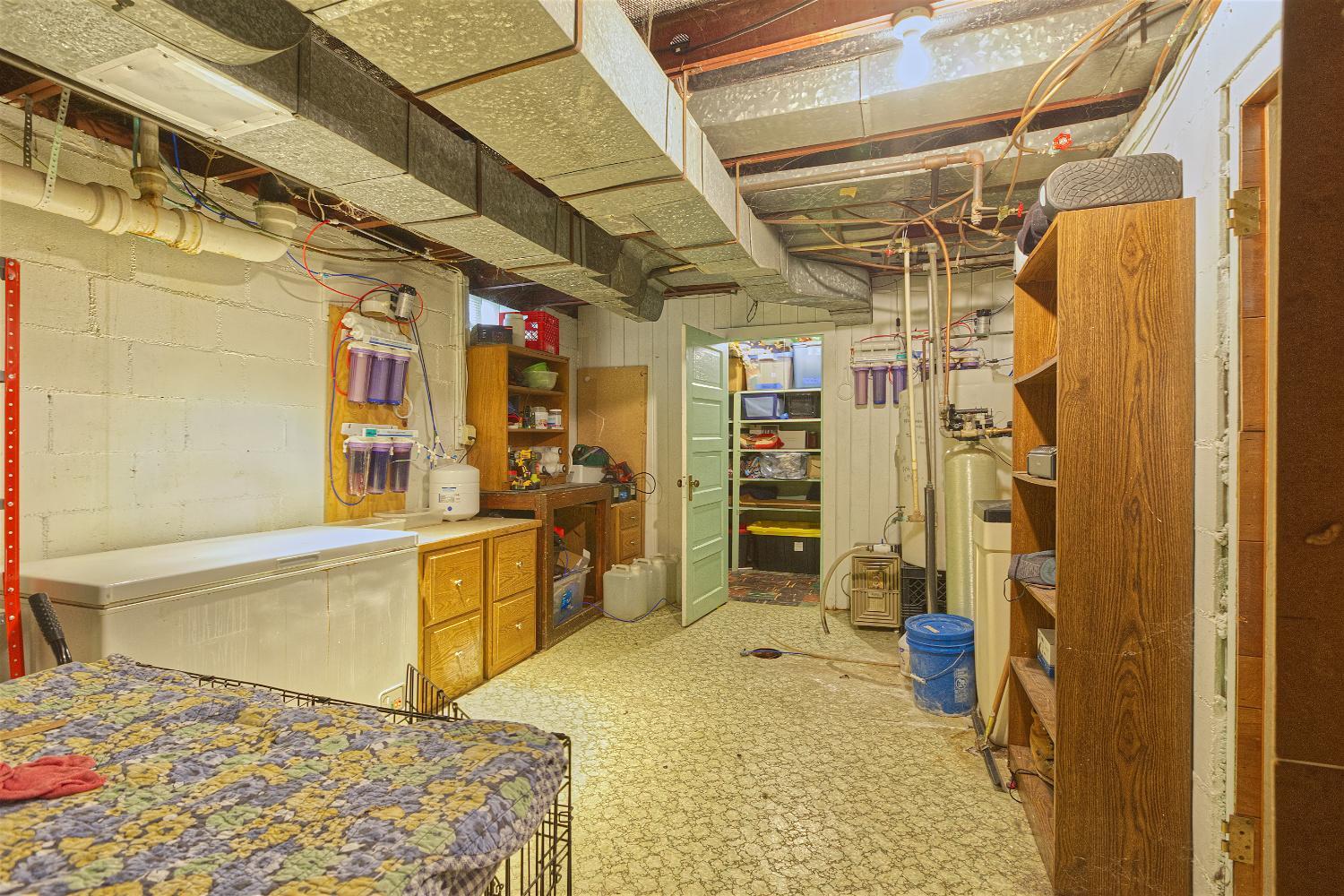 Utility room and storage room
