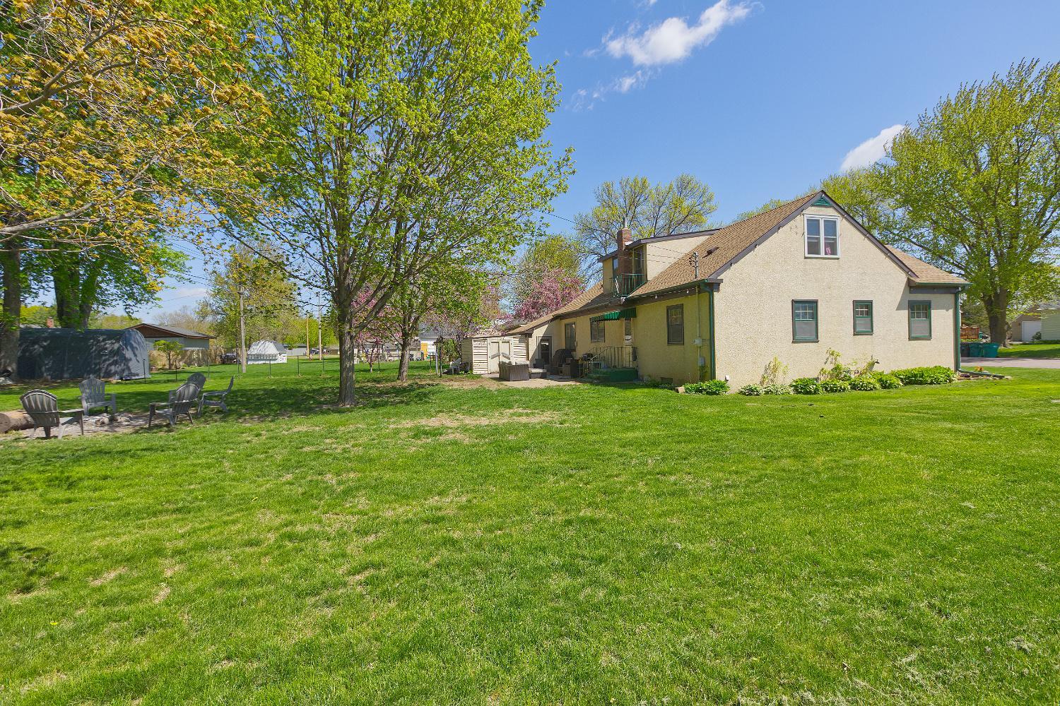 South side and backyard