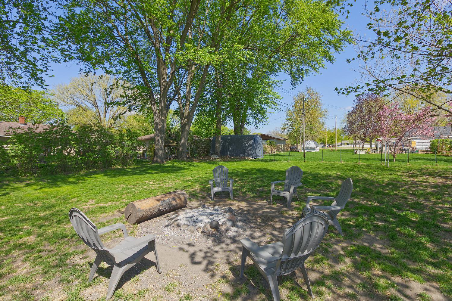 Fire pit area