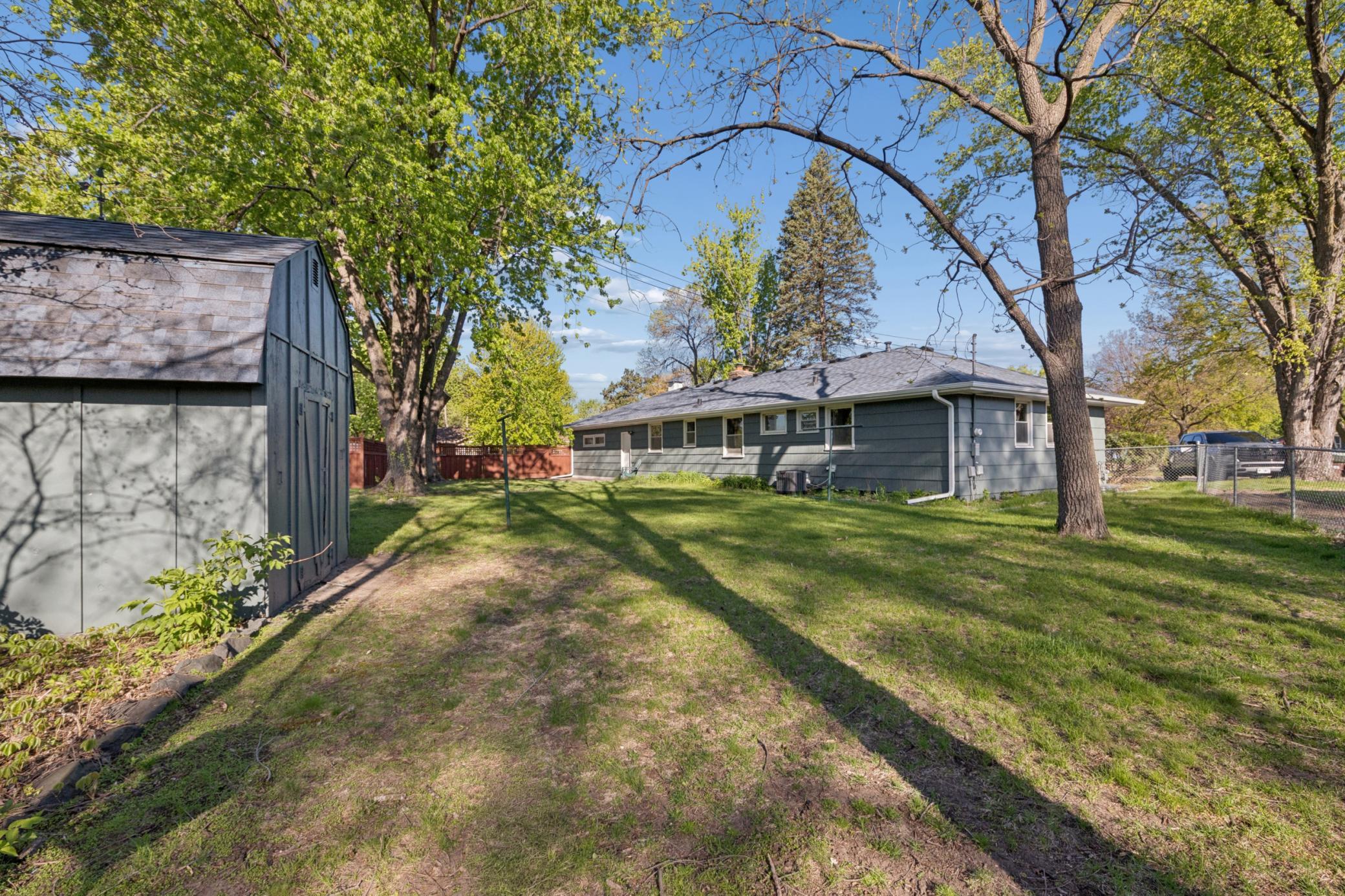 View of the back of the house great back yard space in this corner cul de sac lot