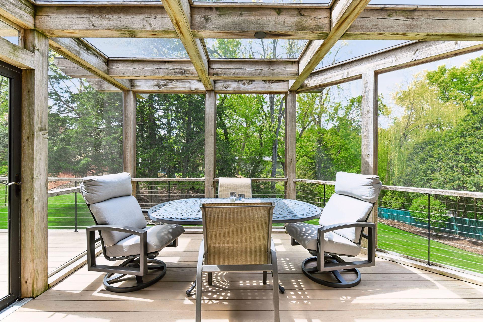 Screened in Deck