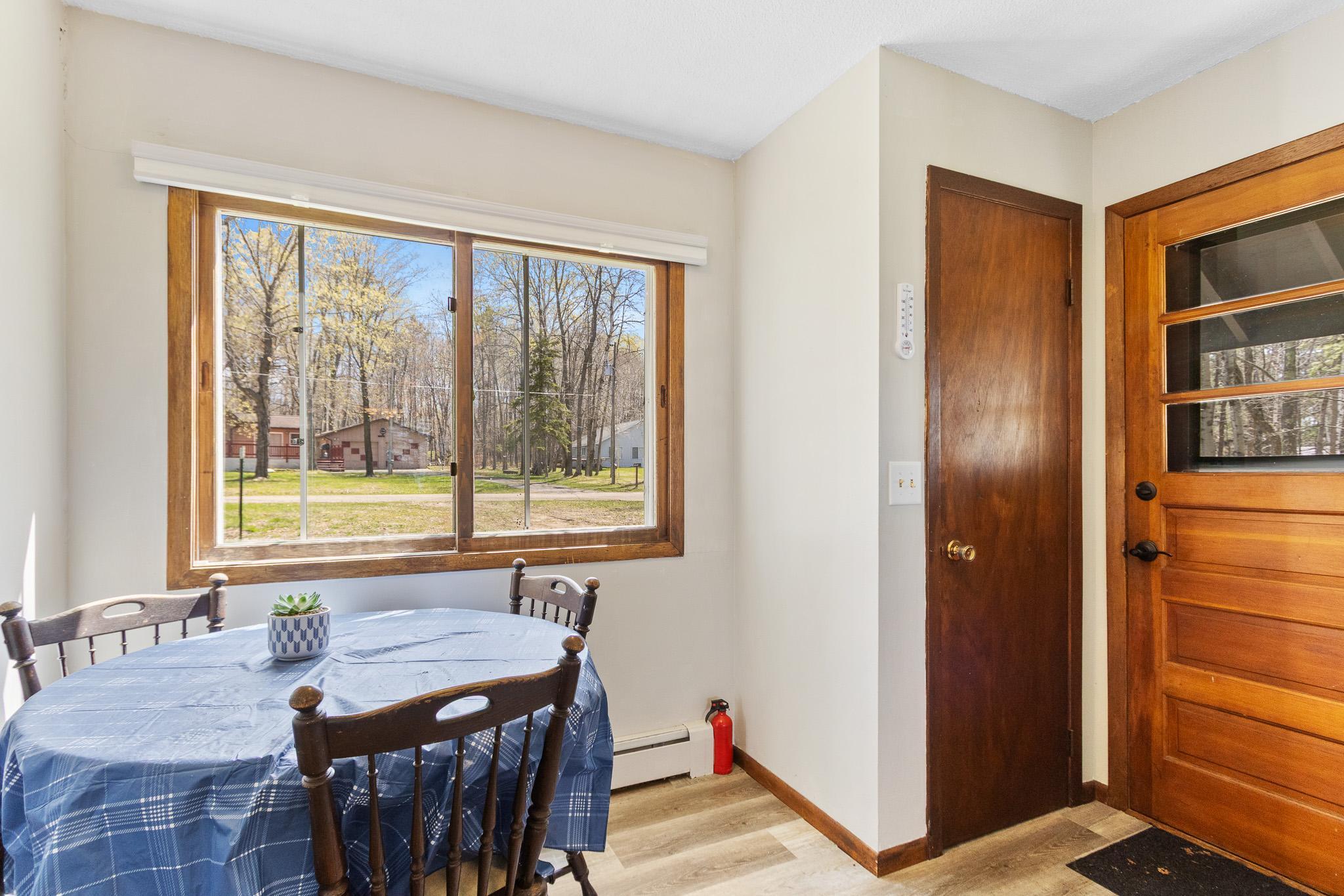 Breakfast nook just off the kitchen.
