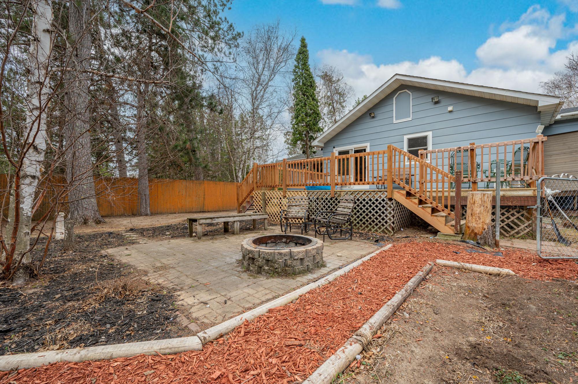Back deck & patio