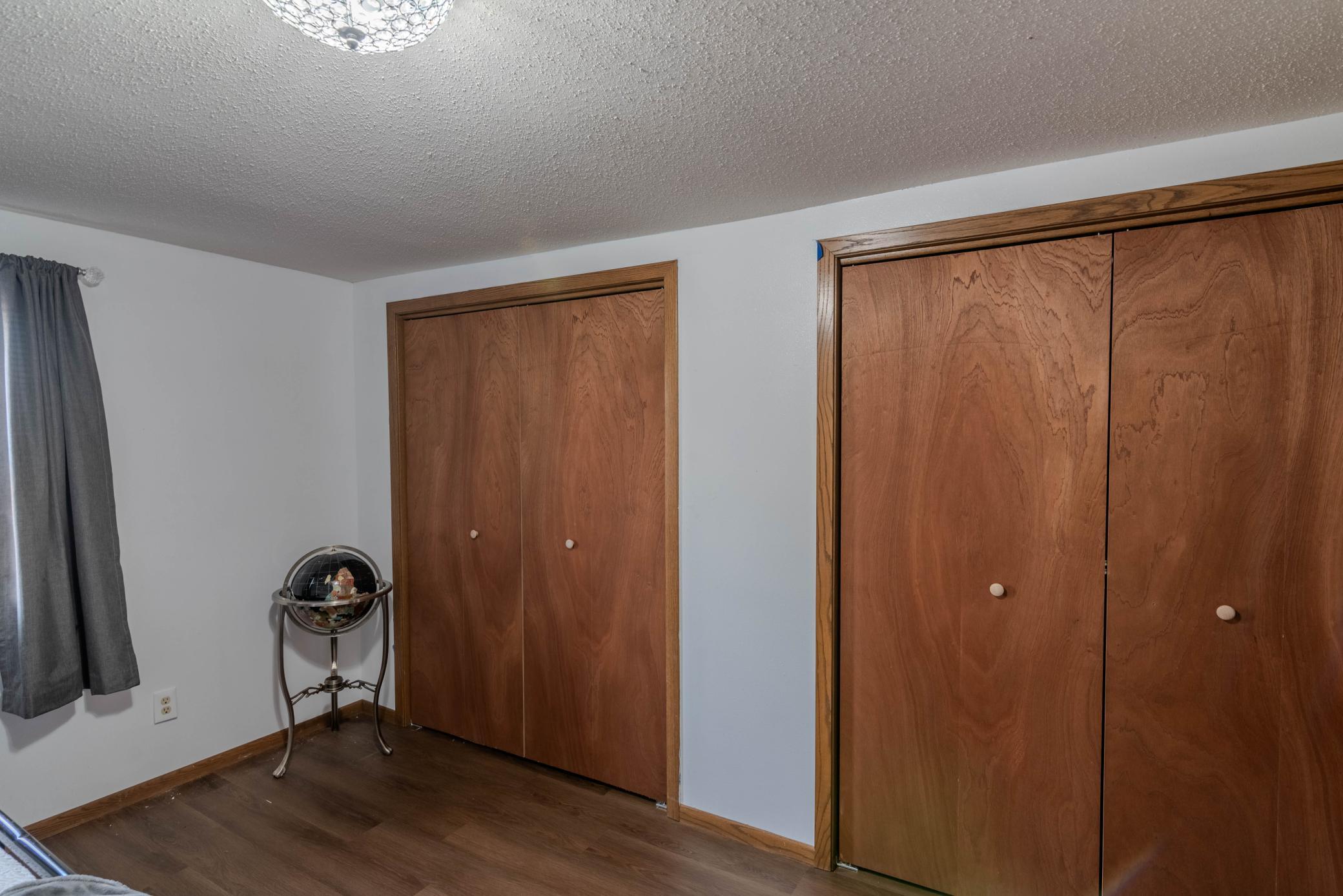 Upstairs Bedroom 1 closets