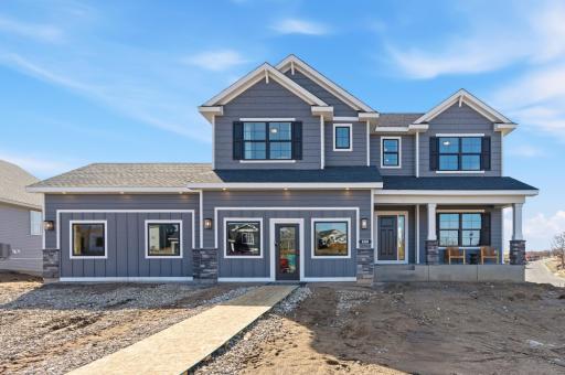 Photo is of model home. Ability to choose colors and options when building. For illustrative purposes only.