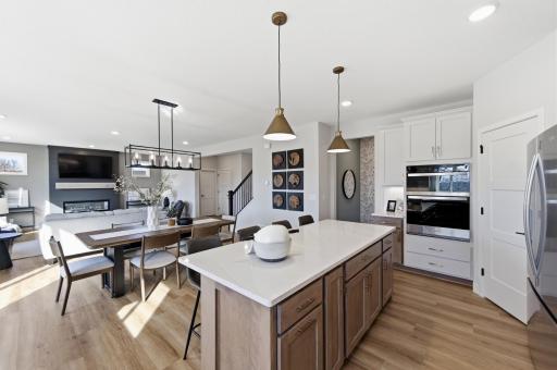 Photo is of model home. Ability to choose colors and options when building. For illustrative purposes only.