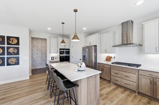 Photo is of model home. Ability to choose colors and options when building. For illustrative purposes only.