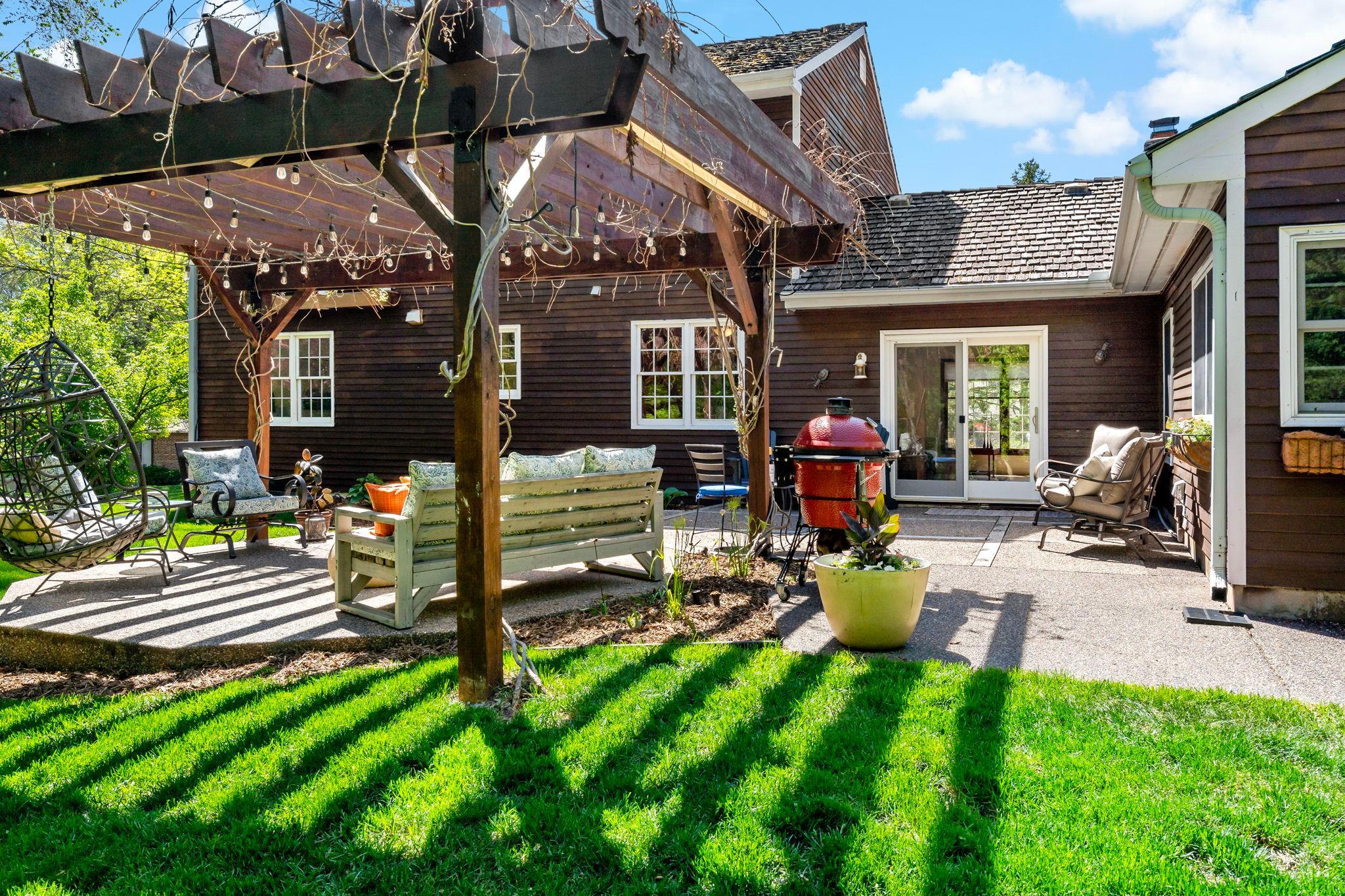 Backyard Patio.