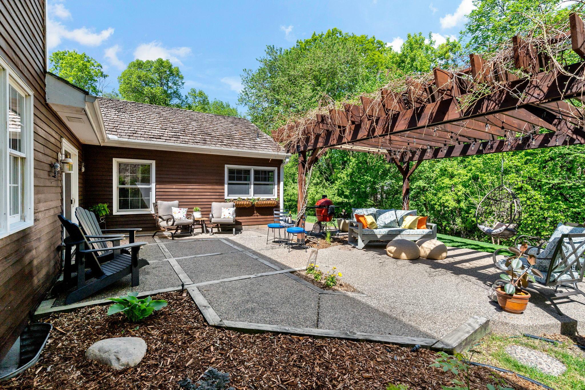 Backyard Patio.