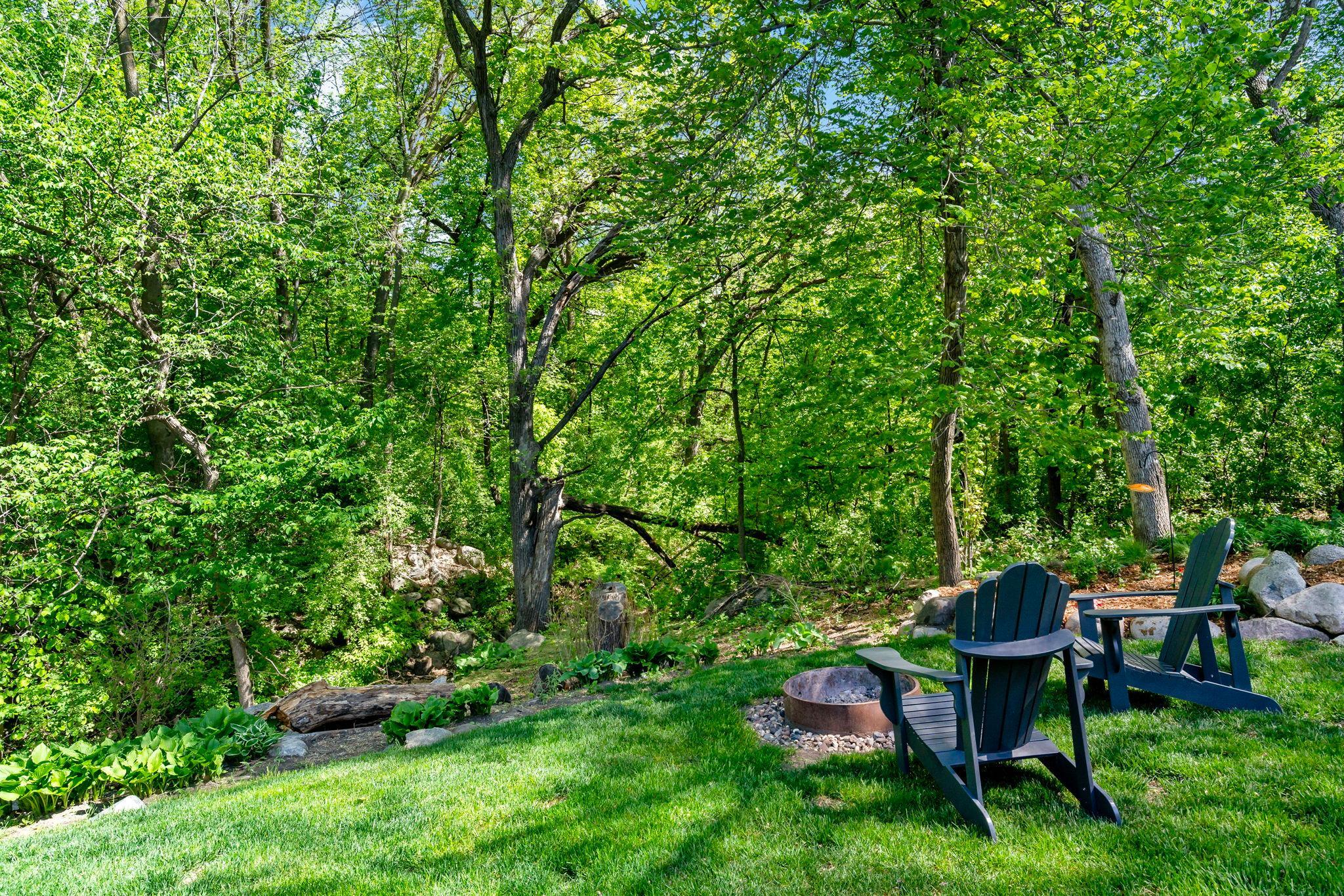 Private backyard.