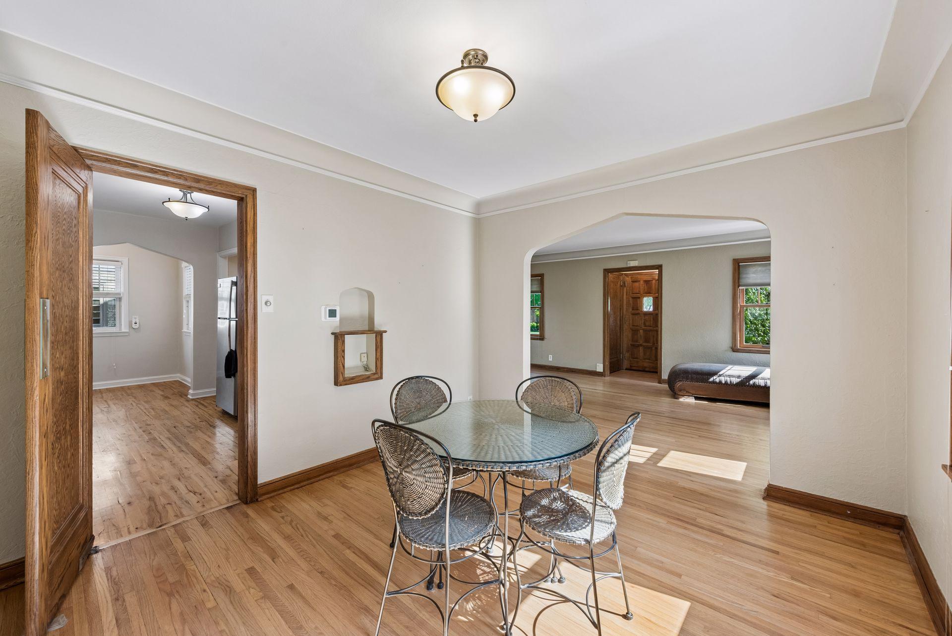 Easy access to the kitchen and living area