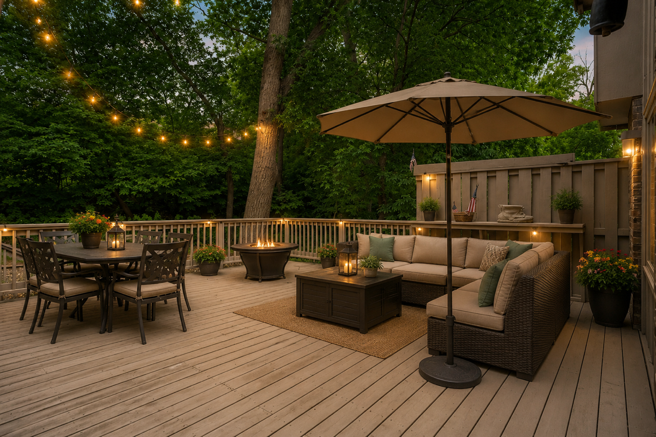 A rare feature to the community, this home features a 22x22 deck out your back door.