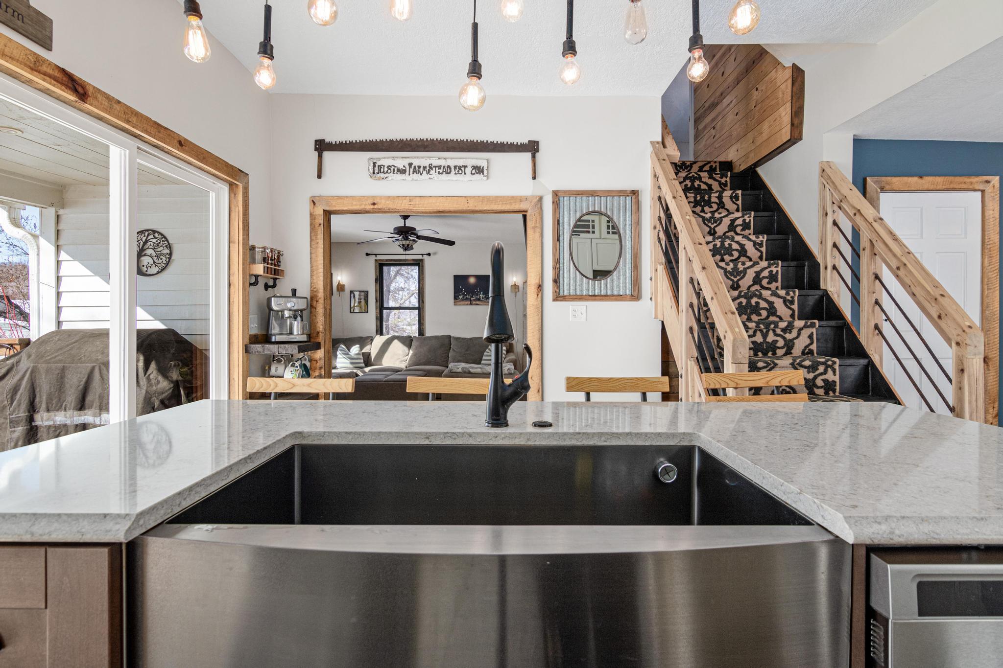 Open sightlines connect every corner of the main living spaces
