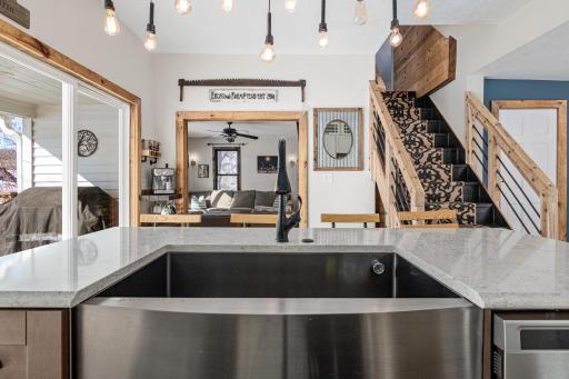 Open sightlines connect every corner of the main living spaces