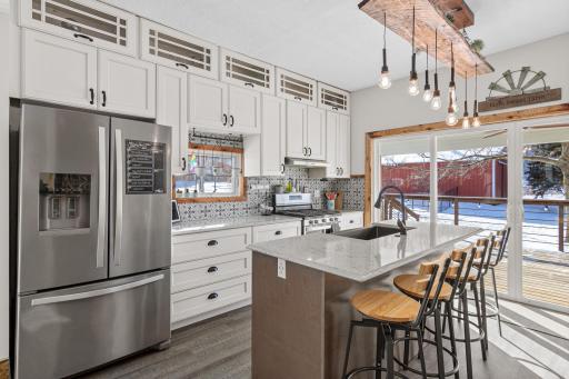 A kitchen designed for cooking, gathering, and conversation