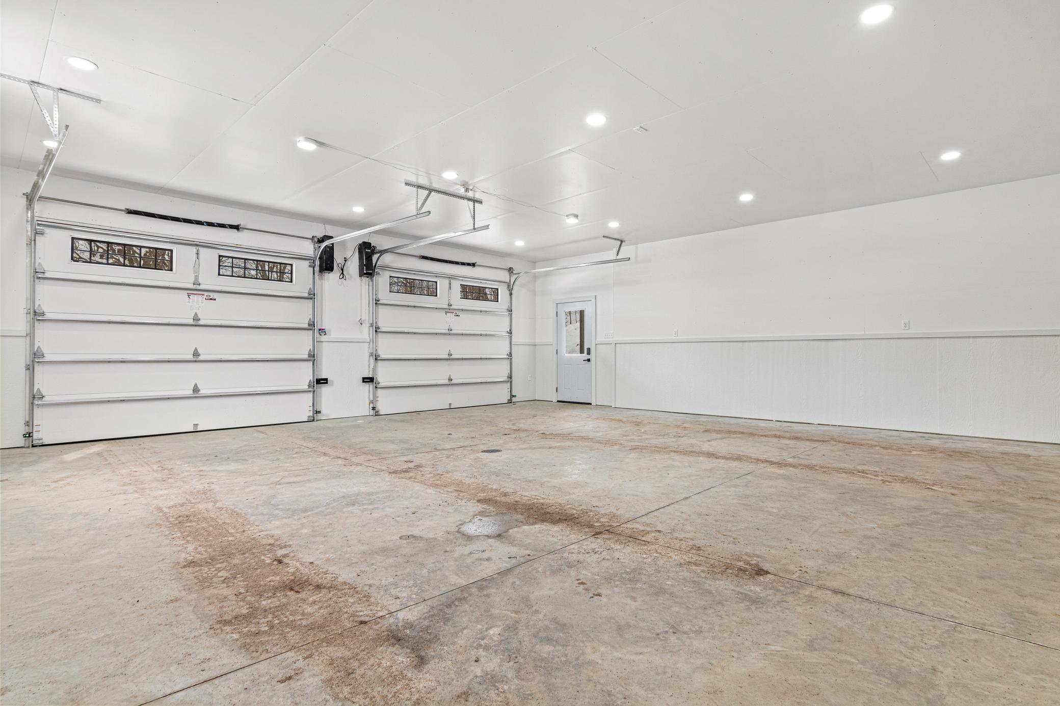 An oversized detached garage with impressive flexibility