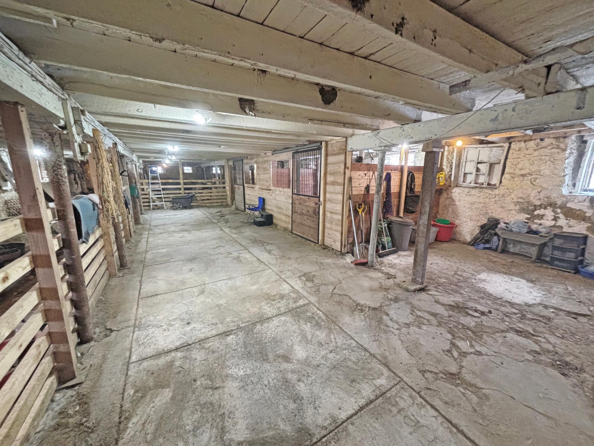 Room for animals, equipment, and everyday farm life