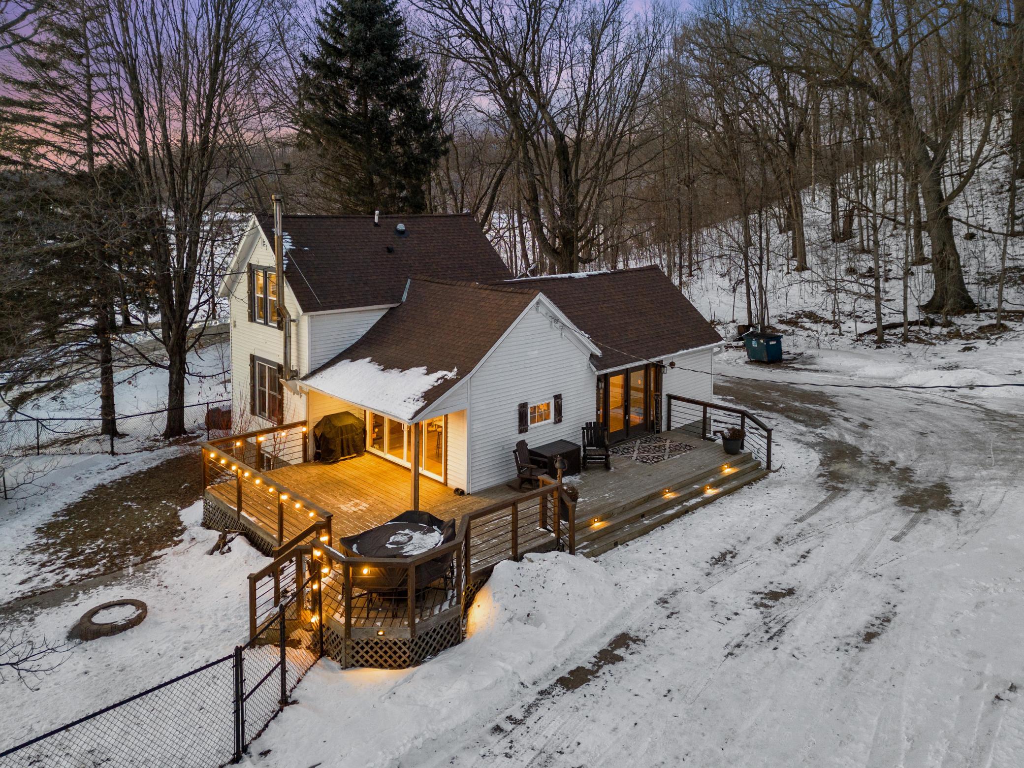Evenings glow a little brighter on the wraparound deck
