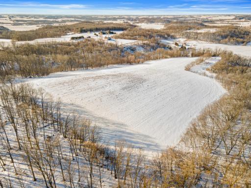 Tillable acreage stretches across the blufftop countryside