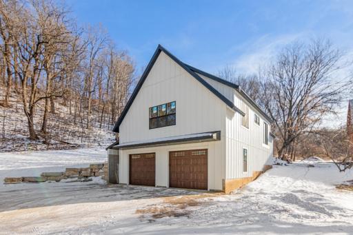 A heated garage built for projects, storage, and more
