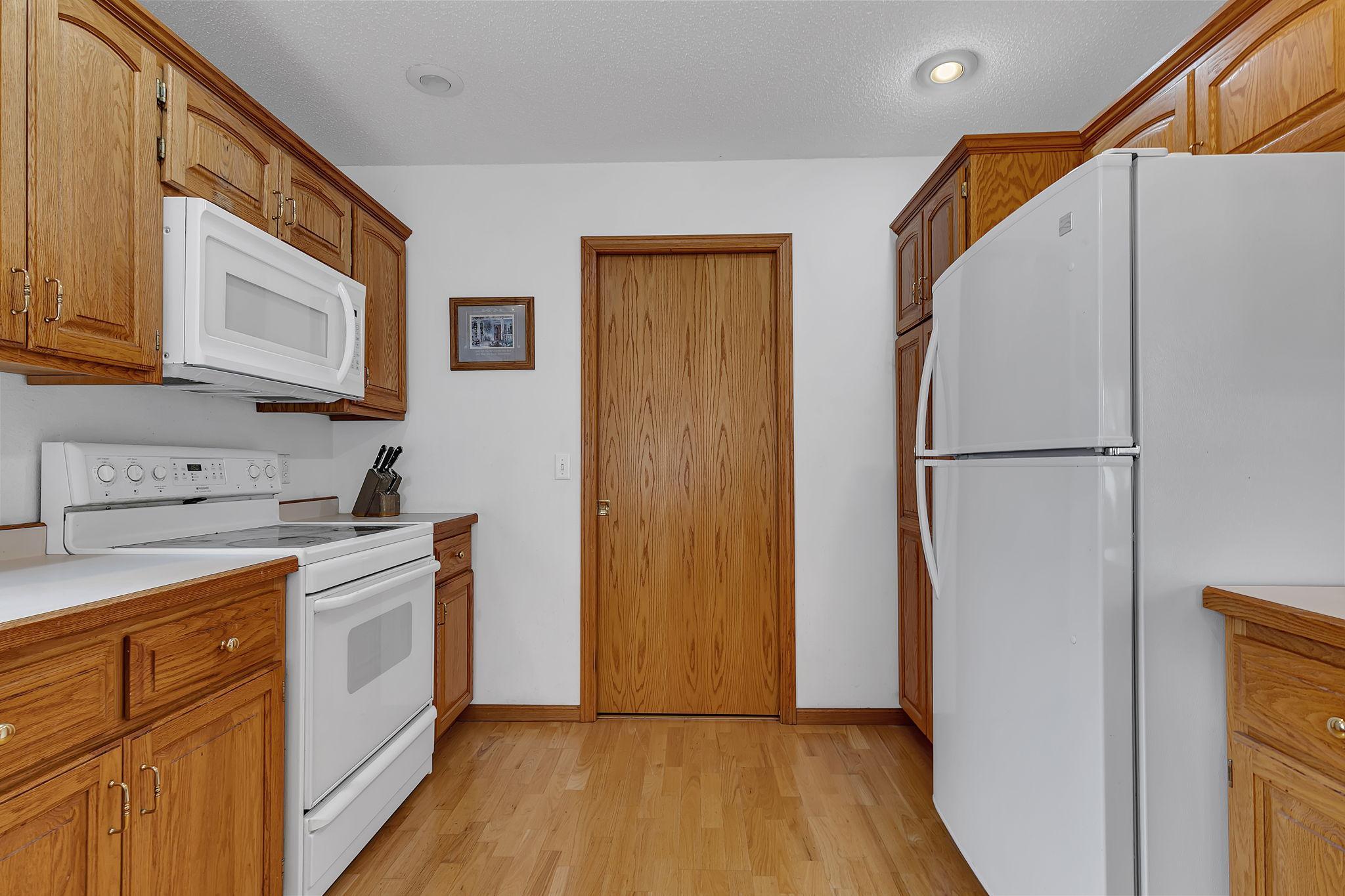 Kitchen - door leads to laundry room