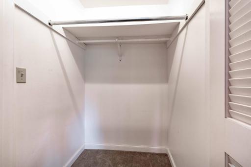 main floor closet suitable for main floor laundry