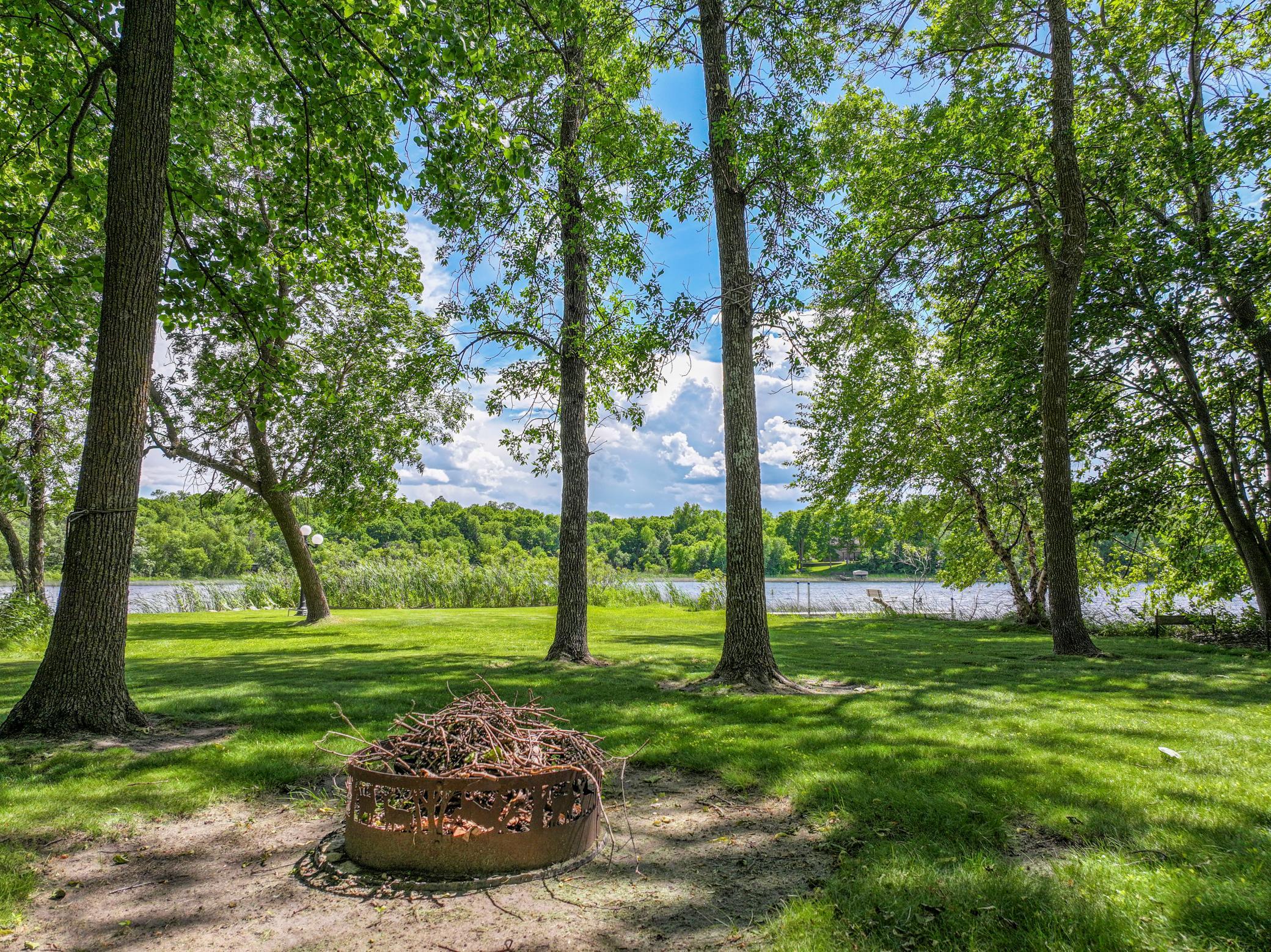 Large Private Backyard on the Lake