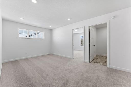 The loft area is located at the top of the stairs on the second floor and is well-suited for a living room or childrenâs area.