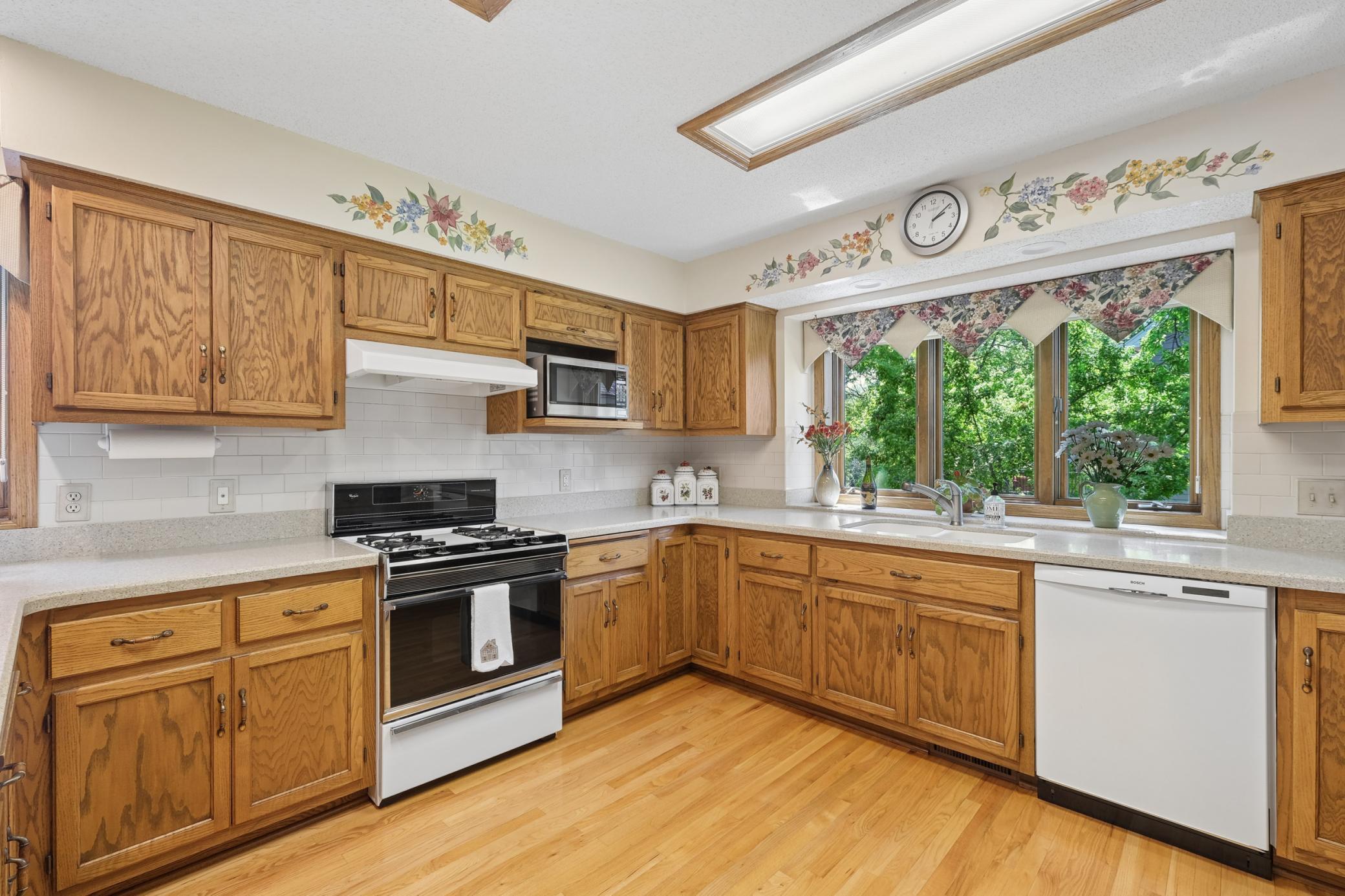Abundant kitchen cabinetry