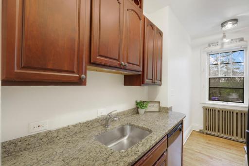 Lovely kitchen with plenty of cabinet storage