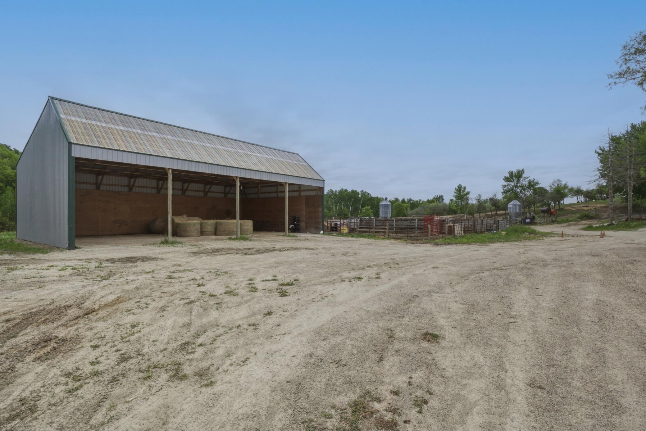 Hay shed