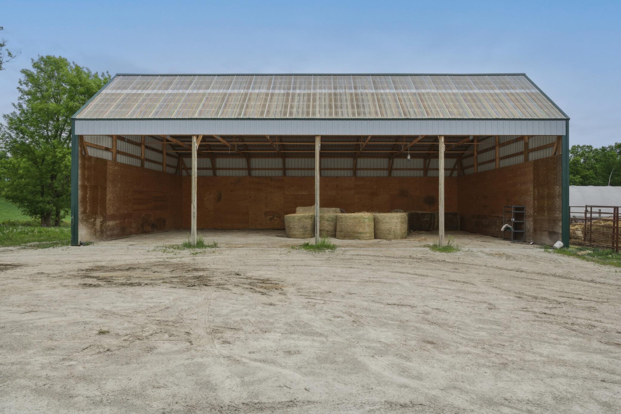Hay shed