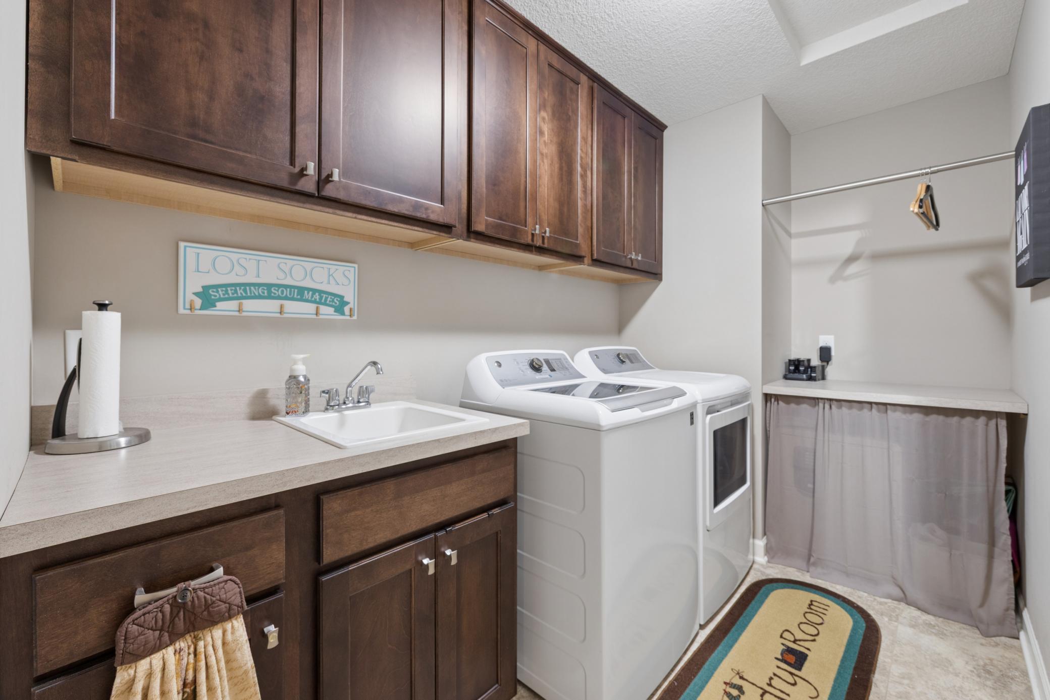 Main level laundry