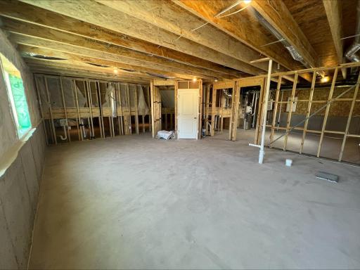 (Photo is of the actual home in progress.)