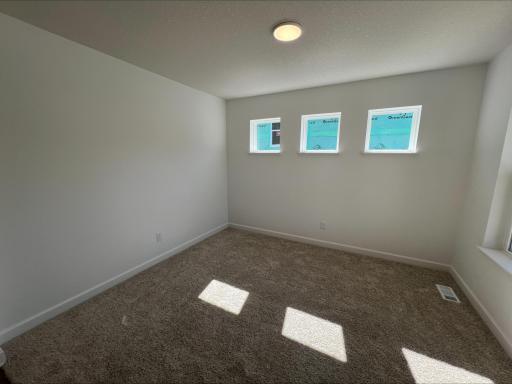 (Photo is of the actual home in progress.)