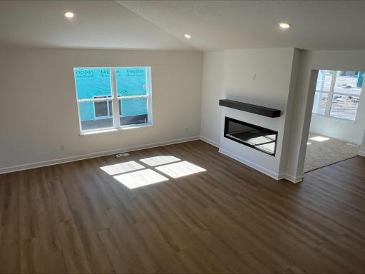 (Photo is of the actual home in progress.)