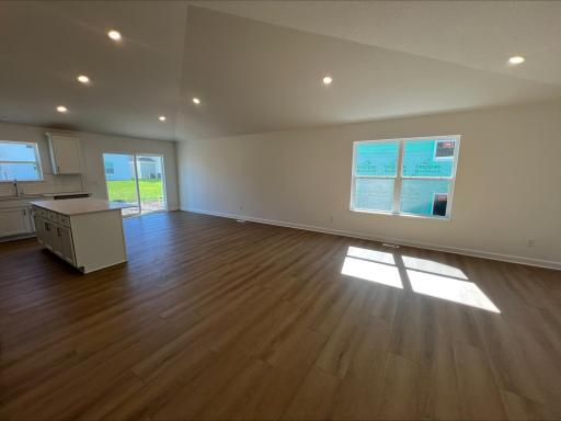 (Photo is of the actual home in progress.)